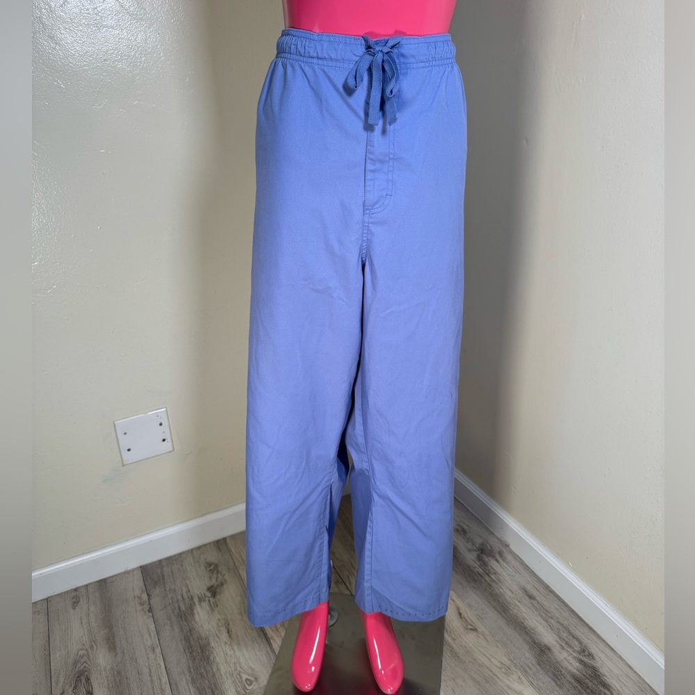 Dickies Women’s Scrub Pants 3X Light Blue Elastic Waist Workwear